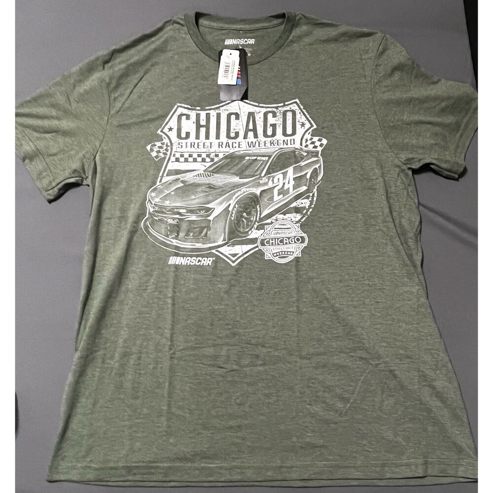 NASCAR Chicago Street Race T Shirt Size Large